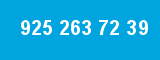 925 263 72 39 925 263 72 39